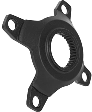 Tbest Kettenblatt Spider Adapter, Kettenblatt Road, Motorrad-Getriebeadapter 4-Backen-Basis Mittelantrieb Kettenblatt-Spider-Unterstützung für M500 G520 M600 G521 M510