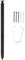 Stylet pour Galaxy S23 Ultra, Précision de la Télécommande à 4096 Pressions Stylet Numérique Tactile avec Recharges pour S23 Ultra Toutes Les Versions (Noir)