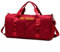 Personalisierte Reisetasche, Turnbeutel mit Gesticktem Namen, Sporttasche mit Trocken und Nassfach und Schuhfach, Personalisierte Turnbeutel für Herren/Damen, Tanz und Yoga Tasche (rot)