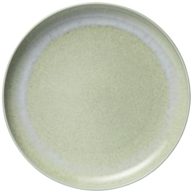 like. by Villeroy & Boch – Perlemor Alga Speiseteller 27 cm Grün, Spülmaschinenfest, Mikrowellensicher, Geschirr Keramik, Großer Teller, Essteller, Geschirr, Premium Porzellan