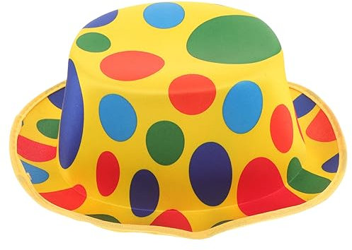 GALPADA Chapeau De Clown De Fête Couvre-chef De Scène Costume De Clown Accessoire De Chapeau De Costume De
