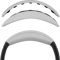 Geekria Headband Pad Compatible with Bose QuietComfort 35 ii Gaming, QC35 II/QC35/QC45/QC SE Headphones Replacement Band, Headset Head Top Cushion Cover Repair Part (Light Grey)