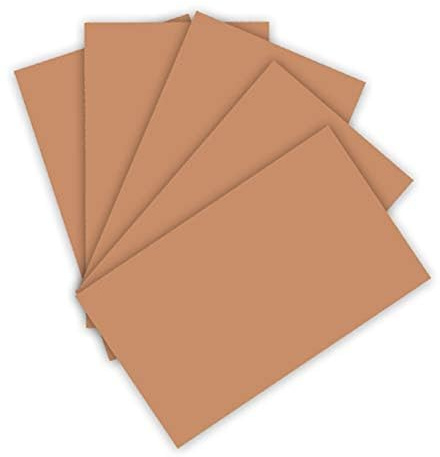folia 614/50 72 - Cartulina fotográfica DIN A4, 300 g/m², 50 hojas, color marrón claro, para manualidades y creación creativa de tarjetas, ventanas y álbumes de recortes