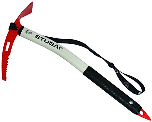 Stubai 902273, Piccozza Unisex – Adulto, Nero/Rosso, 73 cm
