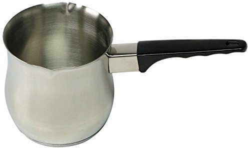 ILSA Turca Omnia Caffettiera, con Fondo Induzione, Acciaio Inossidabile, Argento 2 Tazze 20cl