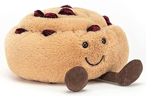 Jellycat Amuseable Pain Au Raisin Collectable Plush Decoration