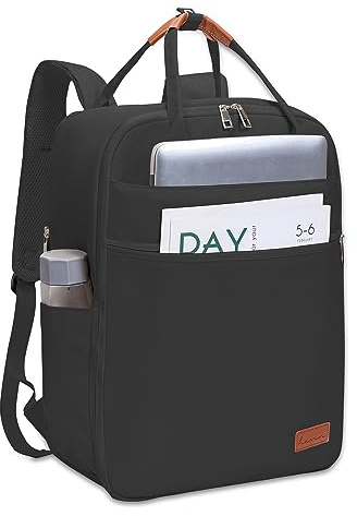 Lossga Zaino da Viaggio 45x36x20 per Easyjet Wizzair Aereo Bagaglio a Mano Zaino per Voli Borse da Cabina Grande Porta PC 15.6 Pollici