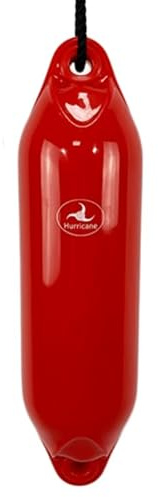 Hurricane Fenders Original Series Boat Fender PM02 48cm x 14cm (19 x 5) - Red