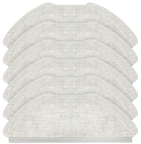 Fixbetter 6 Stück Wischtuch Pads Für AIRROBO T20 Saugroboter Zubehör, Staubsauger Roboterstaubsauger Ersatzteile