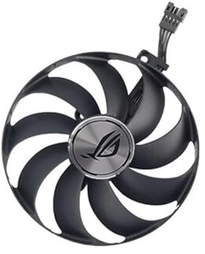 ASUS ROG STRIX RTX 3050 3060 OC & GAMING Series Replacement Fan for ASUS Graphics Cards, Air Cooling, 89mm, 12V, 7-Pin Graphics Card Cooler, VGA Card Replacement GPU Fan (Fan A (4-Pin))