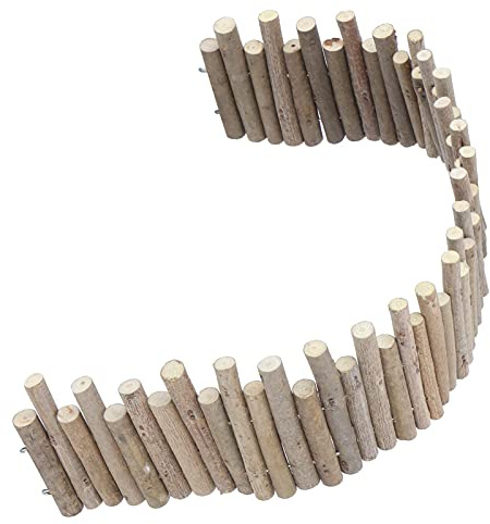 Puente de para roedores, Juguete masticable Seguro de 40 cm, Ideal para hámsters, cobayas y Chinchillas, con diseño arqueado y Superficie Rugosa para estimular el Instinto.