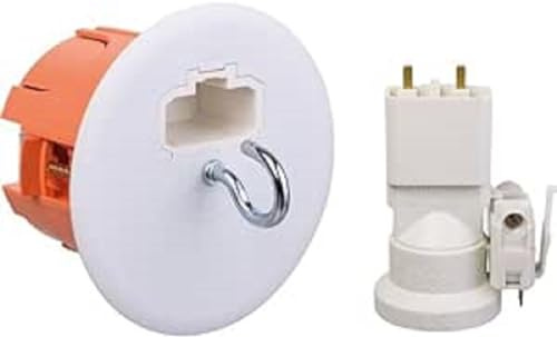 Capri Boîte Applique placo Ø67x40mm + Douille + fiche DCL