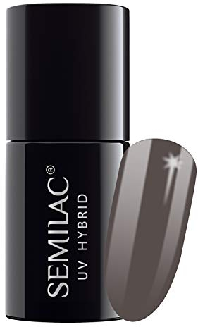 Semilac UV Hybrid Nail Polish, Number 106, 7 ml, Wet Marengo
