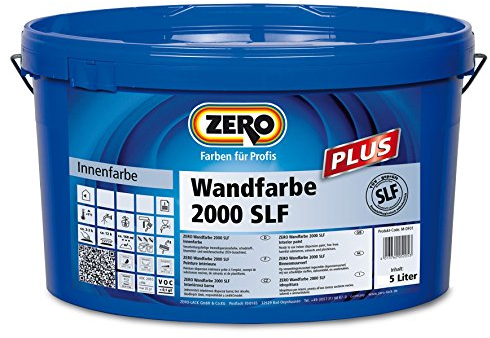 ZERO Wandfarbe 2000 SLF weiß 5 Liter