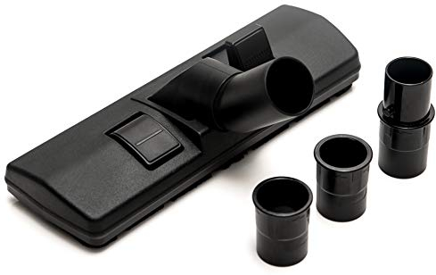 Premium universale Staubsaugerdüse für AEG, Hoover, Bosch, Miele, Siemens, Samsung, Dirt Devil, Panasonic, Philips. Bodendüse, Kombidüse mit Adaper für 32mm, 30mm and Hoover (Schwarz, 27)