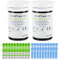 Diabetes Test Strips Blood Glucose Test Strips x 100 & Diabetes Lancets x 100, No Coding Blood Sugar Test Strips for UK Diabetics in mmol/L (VivaChek Ino Series)