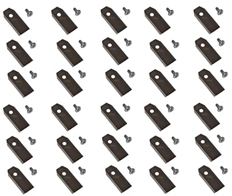 30X 4,3CM Edelstahl Messer kompatibel mit Gardena Mährobot R38Li R40Li R45Li R50Li R70Li R75Li R80Li R100Li R130Li R160Li R165 R180 Sileno Sileno City Sileno+ Sileno Smart
