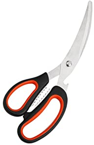 Tijeras de cocina profesionales, tijeras para aves de corral de acero inoxidable de servicio pesado para huesos, pollo, carne, pescado, mariscos