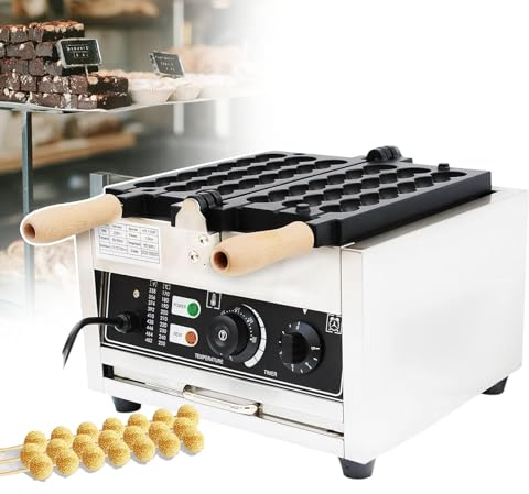 Máquina Para Hacer Gofres Comercial,Máquina Para Hacer Gofres Con Burbujas Eléctrica,Tubo Calefactor En Forma De U De 1500 W, Tubo Protector Corrugado De Acero Inoxidable