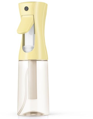 Alaoo Bottigliette Spray, 200ML Bottigliette Spray Flacone Spray Continuo Fine, Bottigliette Spray Riutilizzabile, Adatto per la Cura dei Capelli, Pelle, Piante, Degli Animali Domestici(B-Arancione)