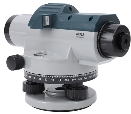 SEAFRONT 32X Magnification Optical Level with Magnetic Dampened Compensator IP54 Weatherproof 360° Fine Tuning High Definition Eyepiece Bubble Observer