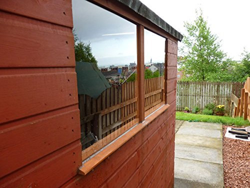 Perspex Clear Acrylic Safety Plastic Replacement Shed Windows - 610mm x 610mm (24 x 24) (4mm Thick)