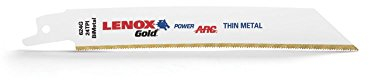 Lenox 6 in. 24Tpi Gold Power Arc Curved Reciprocating Saw Blade 5 Pk.