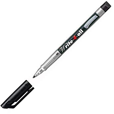 Stabilo Write-4-All Permanent Marker Pen Medium Black
