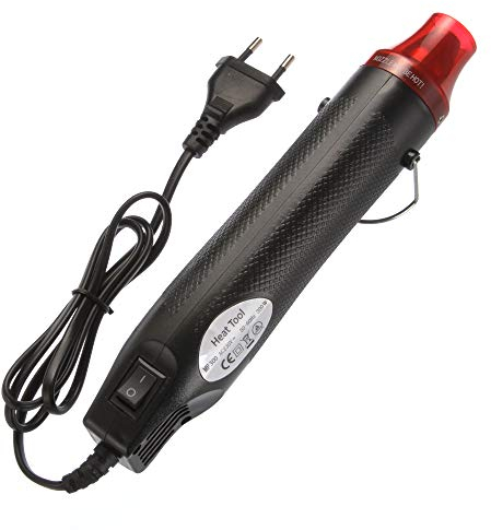 Mini Pistolet à air Chaud électrique 300W Décapeur Thermique Portatif température Pistolet à air Chaud DIY pour séchage de la Peinture, Caoutchouc Stamp,Argile chauffante