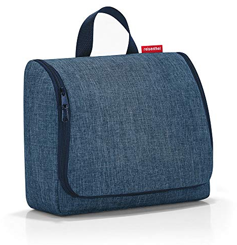 reisenthel toiletbag XL Twist Blue - praktischer Kulturbeutel mit Haken, wasserabweisendes Material