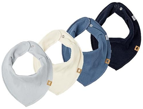 NAME IT Baby 4er Pack DREIECKSTUCH HALSTUCH Sabberlätzchen 4 Stück (Set Bastian)