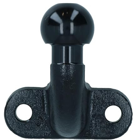 AB Tools 50mm Heavy Duty Tow Ball For Standard Tow Bar Hitch High Reach Trailer Black