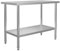 Küchen-Arbeitstisch aus Edelstahl, 120 x 60 x 85 cm, robuster Catering-Tisch mit Theke für die Zubereitung von Lebensmitteln, kommerzielle Qualität, T O P, Werkbank für die Zubereitung