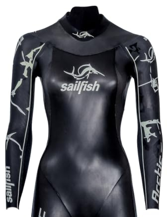 sailfish® våtdräkt dam | Women's Arctic 1 triathlon dräkt för kallt vatten | termofleece och graphene-värmefoder | Flexibel och varm för långa enheter