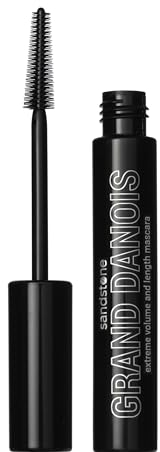 Sandstone Scandinavia Hypoallergene Mascara Schwarz | Allergiker- & Sensitiv-zertifizierte Wimperntusche für Volumen, Intensität und Lange Wimpern | Für allergiker geeignet