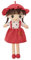JIAHG Weiche Puppe Kinder Plüschpuppe Mädchen Kuschelpuppe Baby Stoffpuppe zum Spielen und Kuscheln, Spielzeug Püppchen, Geschenk zur Geburt und Taufe,45cm