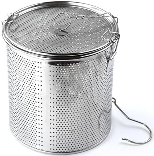 Sifter per farina, 1 sacchetto in acciaio inox per condimenti, zuppe di sugo e spezie, cestino per salamoia, separazione scorie, colino, strumenti di cottura, setaccio per farina (1 pezzo)