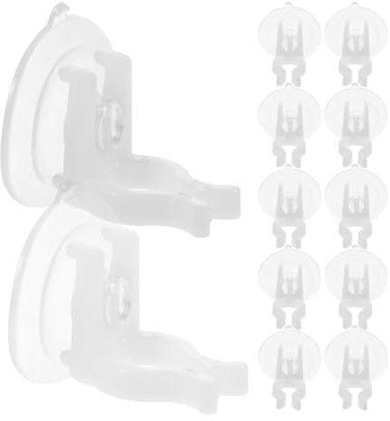 ANDRESLAD 15 Pezzi Ventose in Pvc Trasparente per Candele LED da Finestra, Supporti Tubo per Candele Elettroniche a Stelo, Fissaggio Stabile per Decorazioni Natalizie e Camper