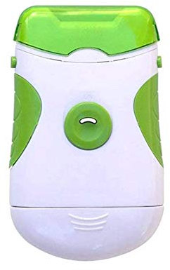 Danfer Lime a Ongle Electrique, Coupe-Ongles Électrique 2 en 1, Lime À Ongles ÉLectrique avec Lampe LED, Coupe Ongles ÉLectrique À Piles, Polisseuse Limeuse Manucure, Vert