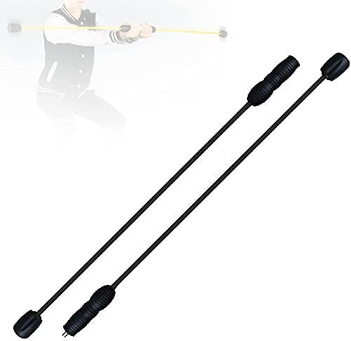 Fitness Schwingstab Pilates Yoga Stange Tremor Bar vibrierende Fitness-Stange Home Abnehmbarer Tremor Bar mit hoher Elastik, Glasfaser zur Gewichtsreduktion, Fettverbrennung, Jugendliche und ältere M