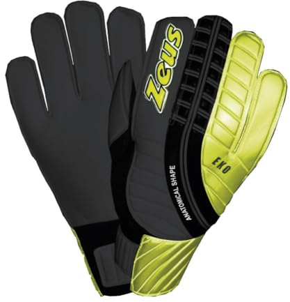 ZEUS VESTE GLI DEI GK Handschuh EKO Schwarz - Neongelb, 4
