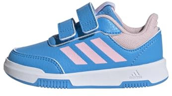 Adidas Unisex Baby Tensaur Hook and Loop Shoes, Blue/Clear Pink/Cloud White, 22 EU