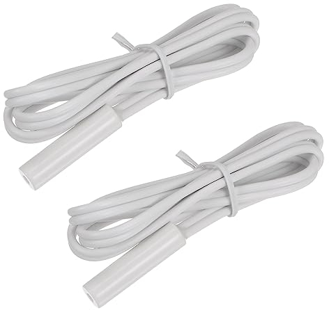 PATIKIL WR55X10025 Frigorifero Temperatura Sensore 1.2x0.3 Filo Conduttore per Elettrico Apparecchio 914093 AP3185407 PS304103 WR50X10027 2pz