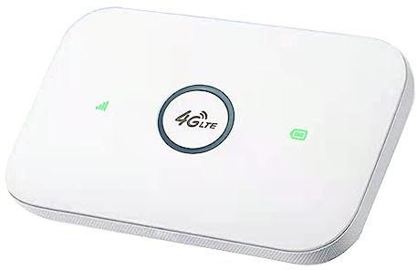 Sujurio 4G MiFi Pocket WiFi Router 150Mbps WiFi MóDem Coche MóVil WiFi Punto de Acceso InaláMbrico con Ranura para Tarjeta Sim InaláMbrico MiFi