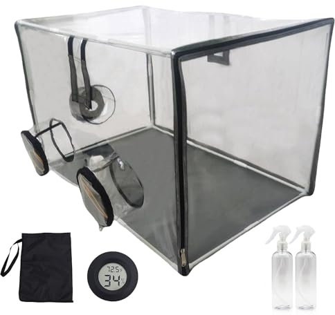 Stazione di propagazione della cappa dei fumi di micologia dei funghi, kit portatile per coltivare serre per spore, forniture per orticoltura, tenda a sacco per piantare, kit monotub, scatola d'aria