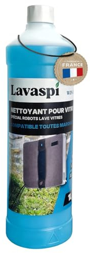 Lavaspi Produit Nettoyant Pour Robot Lave-Vitres, Compatible Toutes Marques - Ultra Concentré - WIN 1505