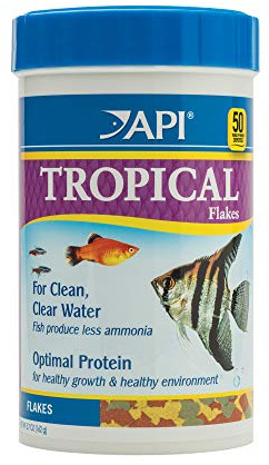 API TROPICAL FLAKES Fish Food 5.7-Ounce Container