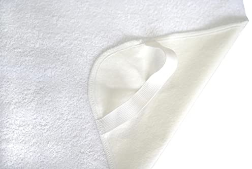 Matratzenschoner Matratzenauflage Schoner Auflage Inkontinenz Öko-Tex 100 wasserabweisend 13 Diverse Größen (90x200 cm) Weiß