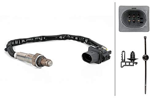 HELLA 6PA 358 103-141 Lambdasonde - 6-polig - Kabel: 292mm - mit Anbaumaterial