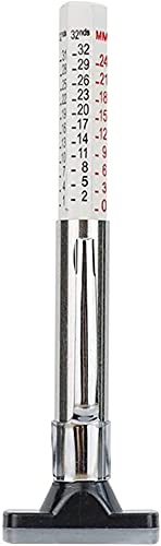 JJJ Auto Pneumatico profondità Filettatura Indicatore di Colore Indicatore di Colore 0-25mm Auto Diagnostica Diagnostica Meter Misuratore Portatile Pneumatico Accessori per Pneumatici
